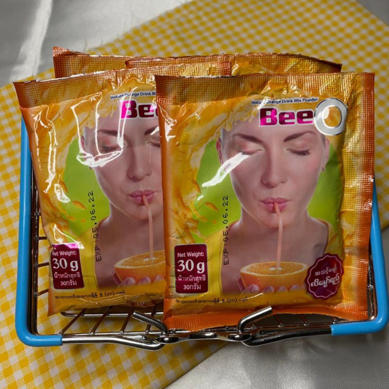 น้ำส้ม พร้อมชง พร้อมดื่ม ตรา Bee O ยกห่อ ราคา ถูกที่สุด ดีลบีเคเค แกลเลอรีภาพที่ 2