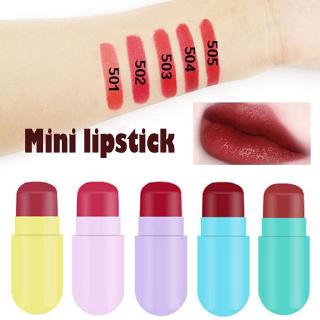 ลิปสติกแบบแคปซูลกันน้ำทนทาน 5 สี