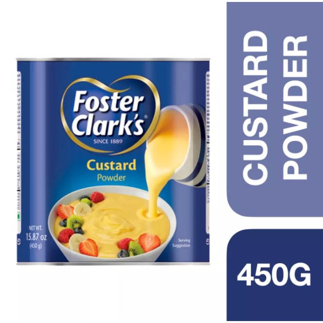 Foster Clark's Custard Powder 450g ++ ฟอสเตอร์คลาก ผงคัสตาร์ดสําเร็จรูป ขนาด 450g