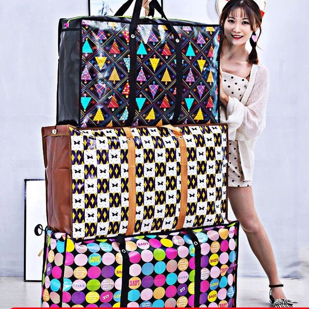 ถูกมาก 📍เด็กหอต้องมี ถุงกระสอบ ราคาถูก ส่งผ้า ย้ายของ ใส่เยอะแค่ไหนก็สะพายไหว LM972 - รูปที่ 7