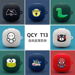 Qcy T13 ใหม่ เคสหูฟังบลูทูธไร้สาย ซิลิโคนนิ่ม แบบบางพิเศษ ลายการ์ตูนน่ารัก แนวสตรีท สําหรับ qcyt13