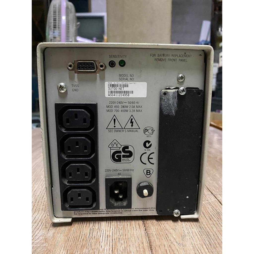 เครื่องสำรองไฟ APC SMART UPS (700VA /450 Watt) (750VA /500 Watt) (1000VA /670 Watt) คลื่นเพียวซายเวฟ มือสองราคาถูก #6