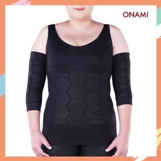 Onami Nanowell double dot /เสื้อซูเปอร์เลกกิ้ง ( เฉพาะเสื้อกล้าม1 ตัว) เหมาะ65-85 กก