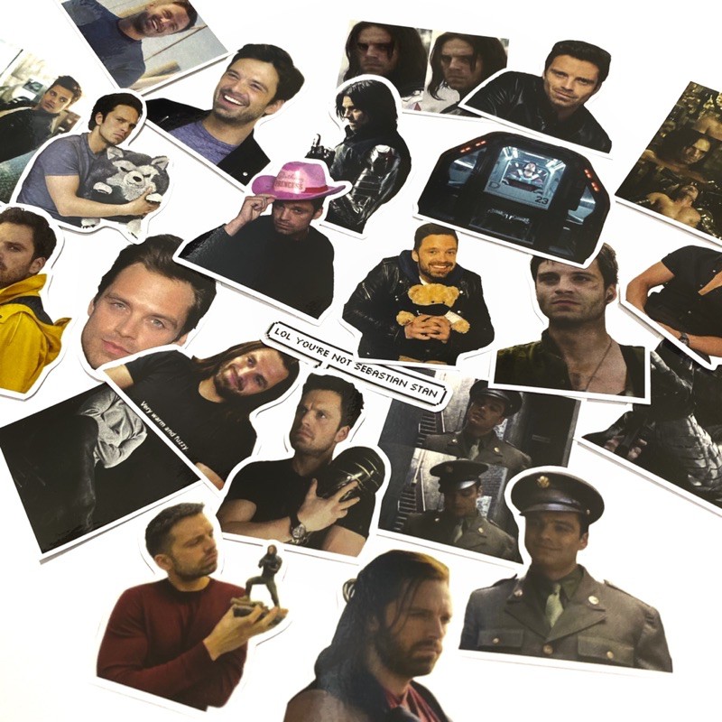 สติ๊กเกอร์ SEBASTIAN STAN BUCKY BARNES ราคา ถูกที่สุด ดีลบีเคเค แกลเลอรีภาพที่ 2