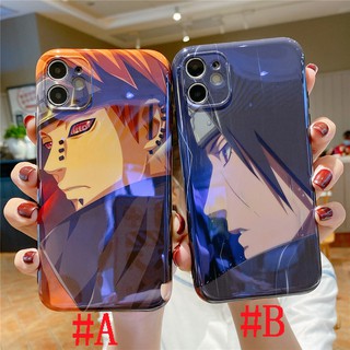 เคสไอโฟน เคส iPhone 14 Pro Max iPhone 13 Pro Max iPhone 12 Pro Max iPhone 11 Pro Max X XR XS Max Cartoon นารูโตะ Naruto Pain &amp; อุจิวะอิทาจิ Uchiha Itachi Blue-Ray Soft Silicone Case