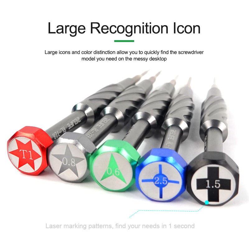 ไขควง RELIFE RL-728 2D King Kong รุ่นไขควงสำหรับซ่อมโทรศัพท์มือถือ S2 Steel Screwdriver - รูปที่ 3