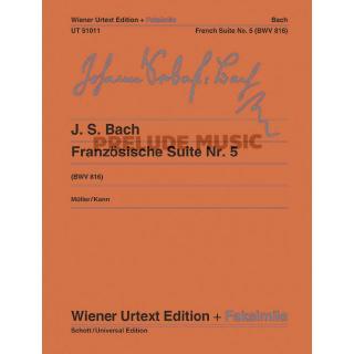 (โค้ดINCSM2Lลด70฿) J.S.Bach French Suite No.5 - G major for piano BWV 816