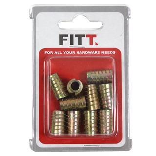 FITT อะไหล่ เฟอร์นิเจอร์ ตัวหนอนฝังไม้ DN-820 10ตัว DRIVING-NUT DN-820 10EA ขนาด 8x20 mm.