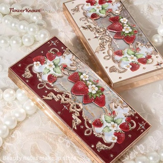 Flower Knows Strawberry Rococo Gemstone พาเลทอายแชโดว์ ไฮเอนด์ 2022