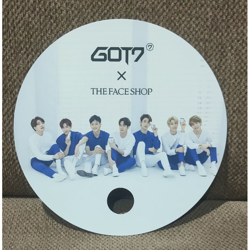 💌พร้อมส่ง พัด got7 จาก the faceshop เกาหลี🇰🇷