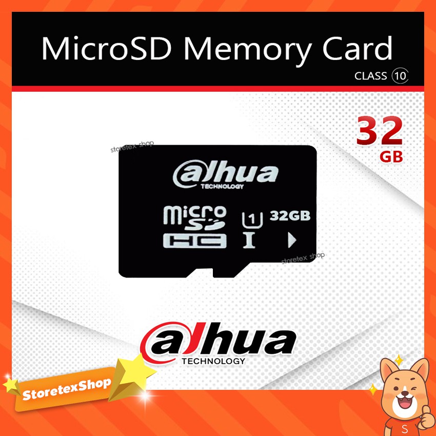 DAHUA Micro SD Card 32GB ความเร็วสูง Class10