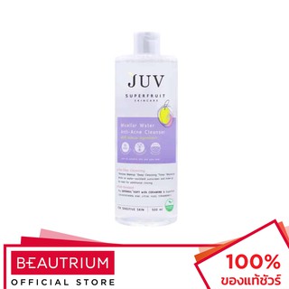 JUV Micellar Water Anti-Acne Cleanser ที่เช็ดเครื่องสำอาง 500ml