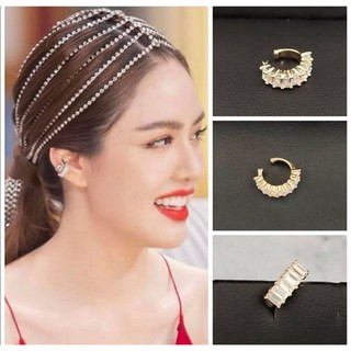 Ear​cuff​ เพชรบัคเกคสีทอง​