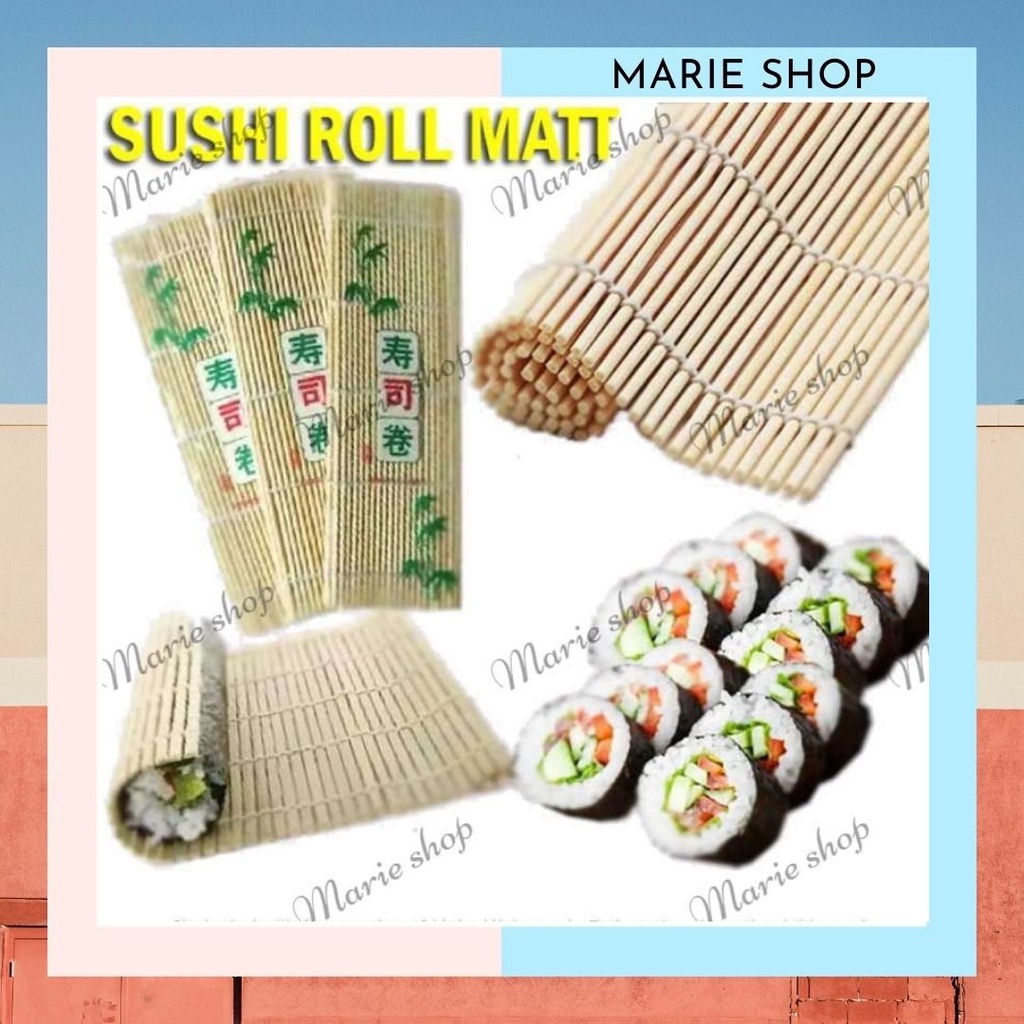 [TPS] SUSHI ROLLING MAT - SUSHI BAMBOO ROLLER - เครื่องมือทําอาหาร SUSHI