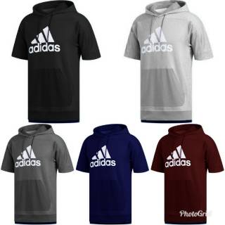 Adidas เสื้อยืดแขนสั้นมีหมวก