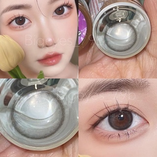 ✨Gray ขนาดตาโต (Bigeyes)☀️กรองแสง uv ✔️จดทะเบียนถูกต้อง 🇰🇷เลนส์สัญชาติเกาหลี🇰🇷