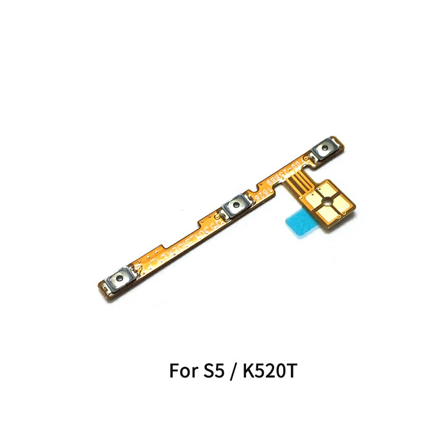 S5 K520T / S5 Pro สําหรับ Lenovo S5 K520T / S5 Pro ปุ่มปรับระดับเสียงไฟ Flex Cable สวิตช์กุญแจด้านข้