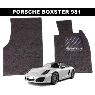 พรมดักฝุ่นไวนิล PORSCHE BOXSTER 981 พรมดักฝุ่นรถยนต์ เกรดA ใยหนานุ่ม เข้ารูป ตรงรุ่น