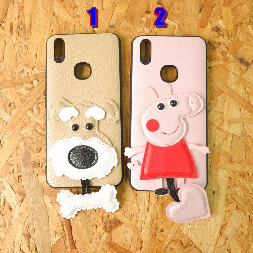 เคสหนังลายการ์ตูน 3D V9