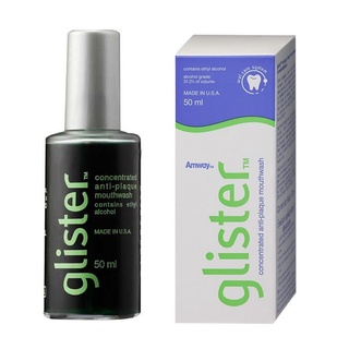 GLISTER Concentrated Anti-Plaque Mouthwash - 50ml น้ำยาบ้วนปาก แอนตี้-พลัค กลิสเทอร์ ชนิดคอนเซ็นเทรต