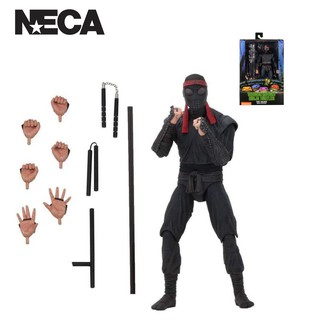 NECA Teenage Mutant Ninja Turtles 7” Scale Action Figure Foot Soldier with melee weaponry