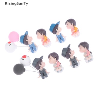 [RisingSunTy] ฟิกเกอร์ลูกโป่ง รูปการ์ตูนคู่รักน่ารัก สําหรับตกแต่งรถยนต์ ♨ขายดี