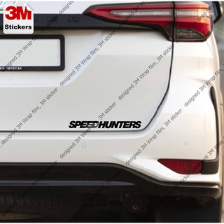 SPEED HUNTER สติ๊กเกอร์ 3M ลอกออกไม่มีคราบกาว  Removable 3M sticker, สติ๊กเกอร์ติด รถยนต์ มอเตอร์ไซ