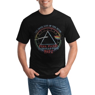 Gildan เสื้อยืดผ้าฝ้าย 100% พิมพ์ลาย Pink Floyd 1972 Tour Charcoal คุณภาพสูง สําหรับผู้ชาย