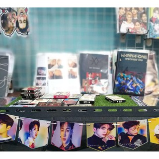 ธงกระดาษประดับ 5เหลี่ยม got7 10 x9.5cm