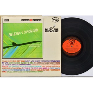 1 แผ่นเสียง 12นิ้ว H01 BREAK THROUGH บรรเลงเพราะเสียงดี แผ่นสวยNMริ้วรอยบาง เสียงรบกวนนิดหน่อย ไม่มีรอยลึก แผ่นล้าง