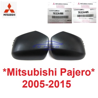 ศูนย์แท้ ฝาหลังกระจกมองข้าง MITSUBISHI PAJERO 2005 - 2014 สีดำด้าน มิตซูบิชิ ปาเจโร ฝาครอบกระจก ไทรทัน TRITON MN ML