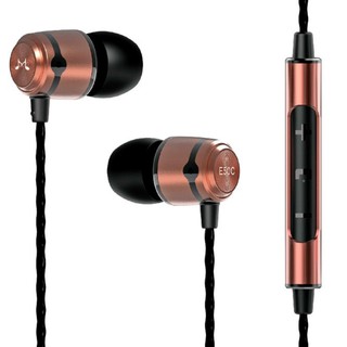 Soundmagic E50C หูฟังระดับ HiFi พร้อมไมค์ปุ่มรับสาย รองรับ iOS และAndroid - (สีทอง)