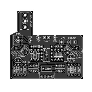 T-audio แป้นเหยียบเอฟเฟคกีตาร์ PCBFX-174 PCB DIY 1590B