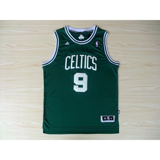 ใหม่ NBA Boston Celtics สําหรับผู้ชาย #เสื้อกีฬาบาสเก็ตบอล ปักลาย Rajon Rondo Rev 30 สีเขียว 9 ชิ้น