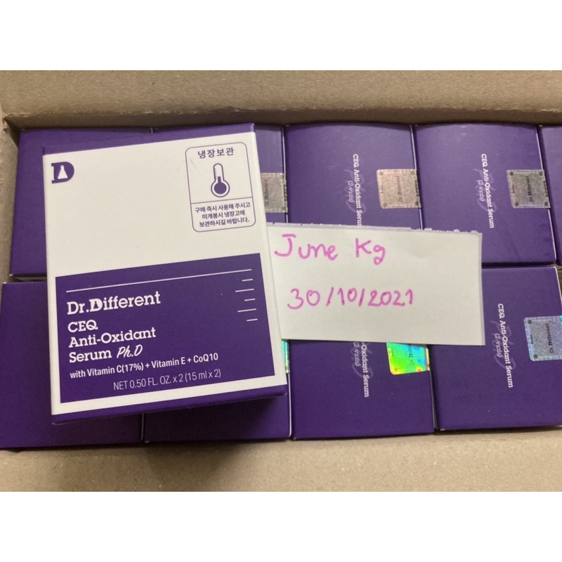 พร้อมส่ง DR.DIFFERENT CEQ ANTI-OXIDANT SERUM 15 ml แอนตี้-อ็อกซิแดนท์ ...