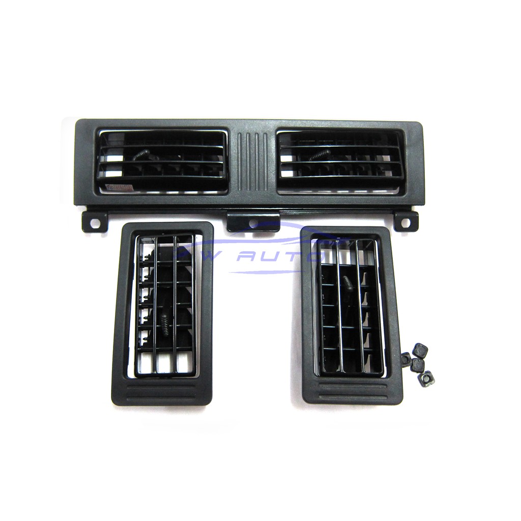เลือกชุด กรอบช่องแอร์ + ช่องแอร์ สีดำ นิสสัน บิ๊กเอ็ม 925 ปี 1986-1997 NISSAN NAVARA D21 BIG-M รุ่นจอเหลี่ยม