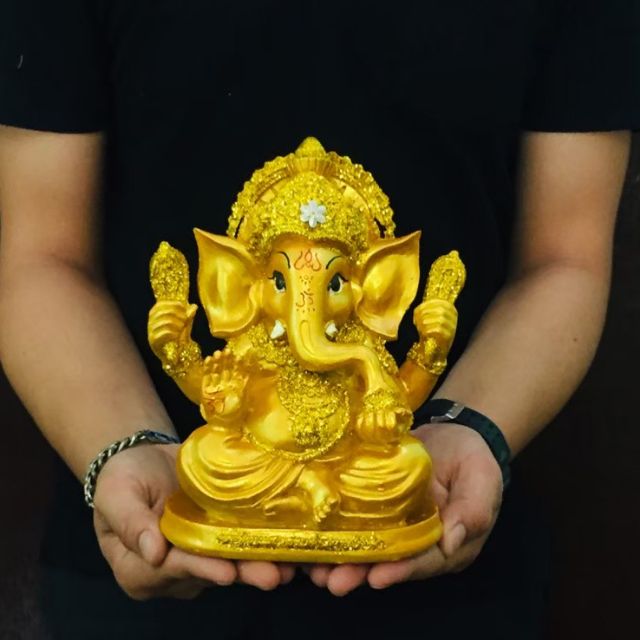พรพิฆเนศปาง ดั๊คดูเศษ ปางเศษฐี รุ่นปลดหนี้ ขนาดหน้าตัก5นิ้ว