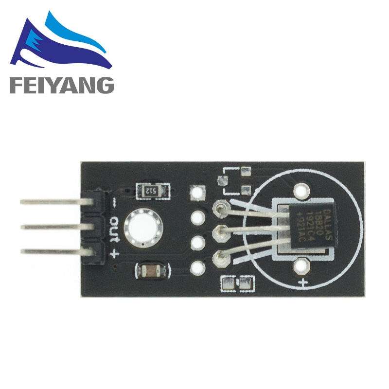 18B20 Ds18B20 แผงโมดูลเซ็นเซอร์ตรวจจับอุณหภูมิดิจิตอลสําหรับ Arduino Dc 5V Dupont Wire