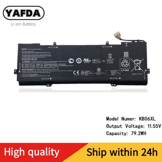 YAFDA KB06XL Laptop Battery For HP Spectre X360 15 15-Bl012DX 15-BL0XX 15-BL1XX 15-BL002XX 15T-BL000 Z6L01EA 11.55V 79.2