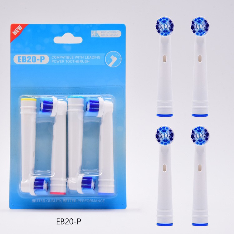 หัวแปรงสีฟันไฟฟ้า เทียบ Oral B รุ่น EB20-P EB18-P EB25-P Brush Head