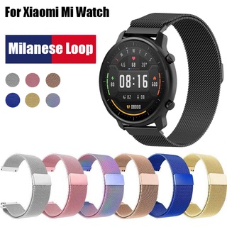 Xiaomi Mibro Air / Mibro Color สายแม่เหล็ก สายนาฬิกาข้อมือ สแตนเลส For Xiaomi Mi Watch นาฬิกาอัฉริยะสาย าข้อมือ สาย