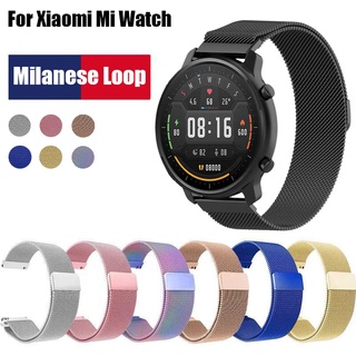 Xiaomi Mibro Air / Mibro Color สายแม่เหล็ก สายนาฬิกาข้อมือ สแตนเลส For Xiaomi Mi Watch นาฬิกาอัฉริยะสาย าข้อมือ สาย