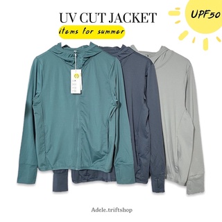 เสื้อกันยูวี เสื้อฮู้ดกันแดด มีช่องสอดนิ้วโป้ง upf50+ พร้อมส่งจากไทย เบาสบาย แห้งไว ไม่ต้องรีด