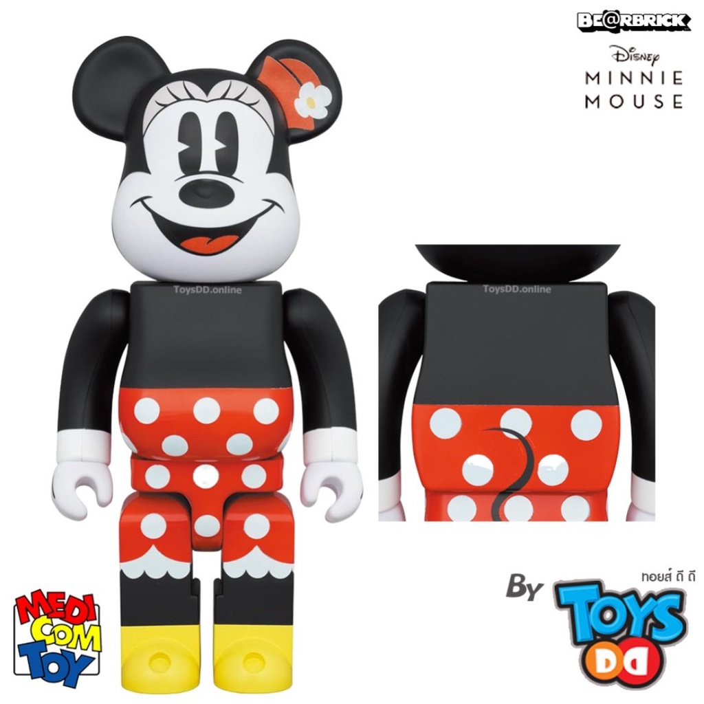 Be@rbrick MINNIE MOUSE 1000%, 400％ & 100％ | Shopee Thailand