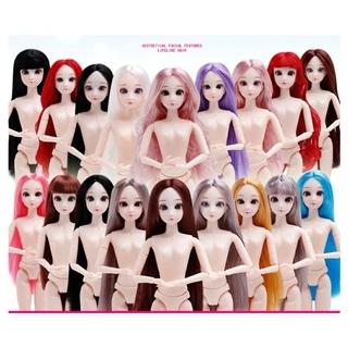 🇹🇭พร้อมส่งจ้า💢ตุ๊กตาเจ้าหญิง30ซม.ตา3Dงอแขน-ขาได้( มี20ข้อต่อ)