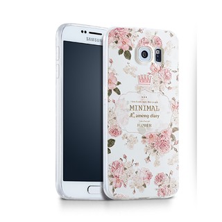 Case Samsung s6-s6edge-s6edeg+ลายนูน3D*พร้อมกันรอยกระจก+จิวกันฝุ่น