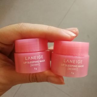 (พร้อมส่ง) LANEIGE LIP SLEEPING MASK [Berry] 3g