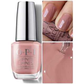 พร้อมส่ง OPI Infinite shine Barefoot in Barcelona  รุ่น  Infinite shine รุ่นฝาสีเงิน รุ่นกึ่งเจลนู้ดน้ำตาลส้มชมพู แท้ 💯%