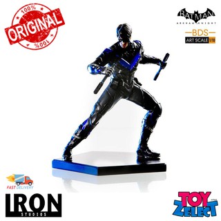 พร้อมส่ง+โค๊ด Nightwing: Arkham Knight 1/10 Scale By Iron Studios (ลิขสิทธิ์แท้)