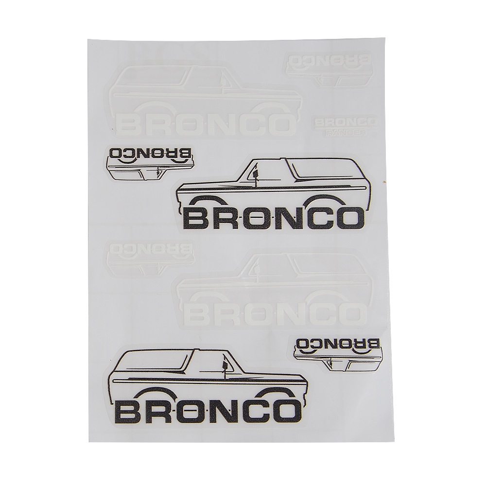 1/10 RC Crawler สติกเกอร์รถโลโก้ป้ายรูปลอกสําหรับ Traxxas TRX-4 TRX4 Defender Bronco Ranger DIY ตกแต